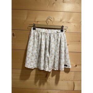 Matilda Jane White Flowy Floral Shorts Girls 10 EUC